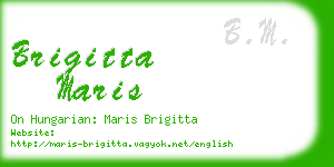 brigitta maris business card